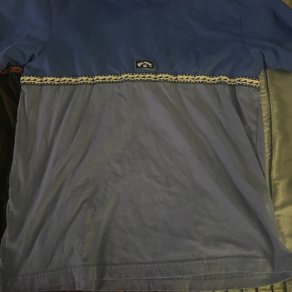 Billabong Dual-Tone Tees - Gray and Blue - Picture 2 of 7